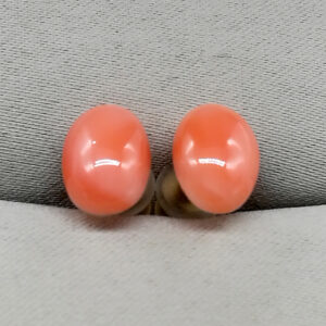 925 sterling silver and natural coral earrings 211383