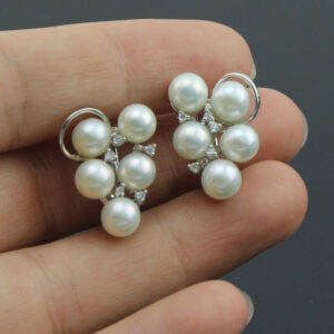 925 sterling silver pearl earrings 221028