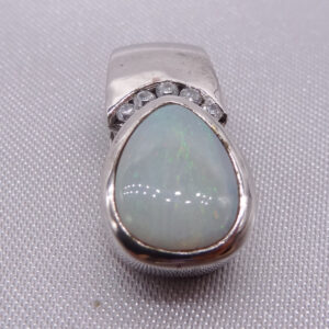 genuine opal sterling silver pendant 331332